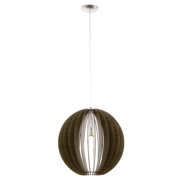 Eglo COSSANO PENDANT - Eg - 50 cm diameter - satineret nikkel