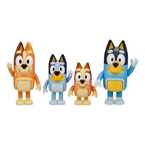 Bluey Figur 4-pak - Familiepakke (90077)