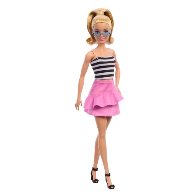 Barbie Fashionista dukke - sort og hvid (HRH11)