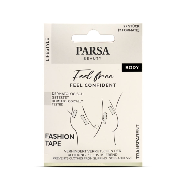 Parsa Fashion Tape 27 stk. - Gennemsigtig