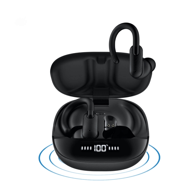 MIXX Høretelefoner Sports Charge 2 In-Ear Hook TWS Sort