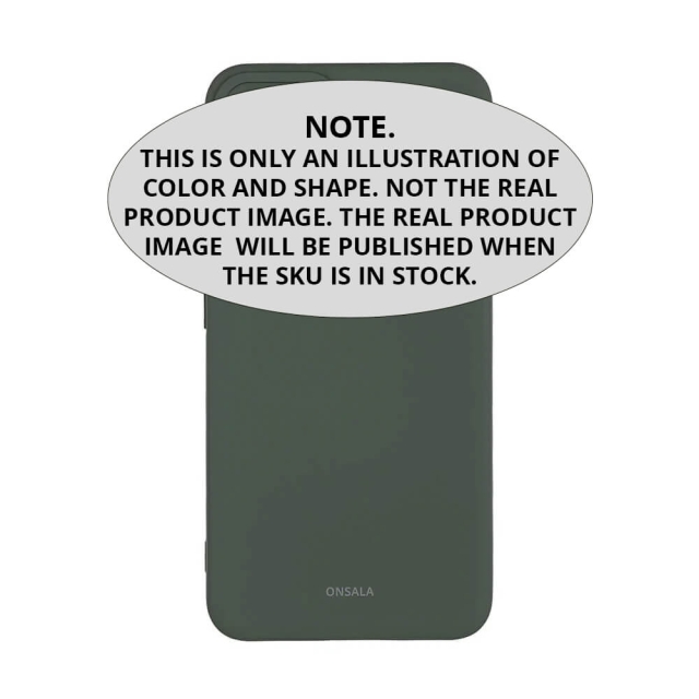 Onsala Cover Samsung A56 5G Silikoneeffekt Olivengrøn