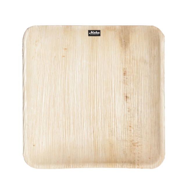 Maku Tallerken Palmeblad 20x20cm 10 stk