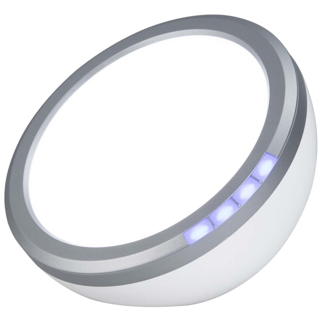 Fysic Energilampe / lysterapilampe Hvid/Sølv