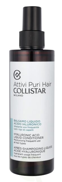 Collistar Attivi Puri Hyaluronic Acid Liquid Conditioner 200 ml