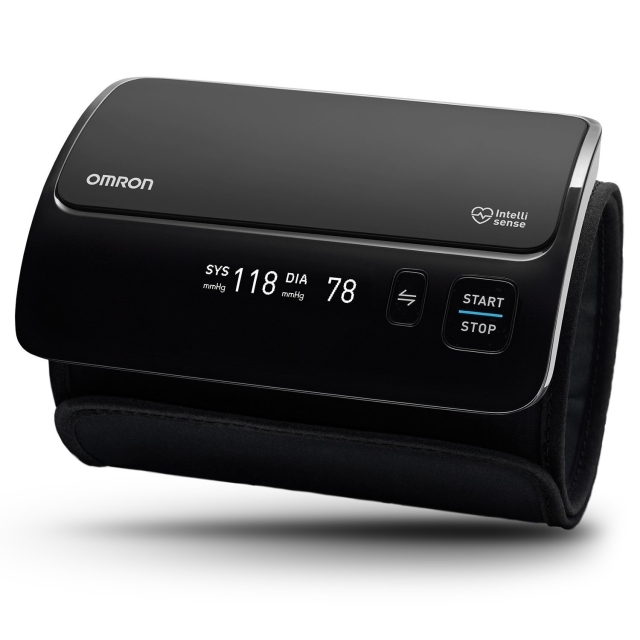 Omron Evolv All-In-One, trådløs blodtryksmåler til overarmen - sort