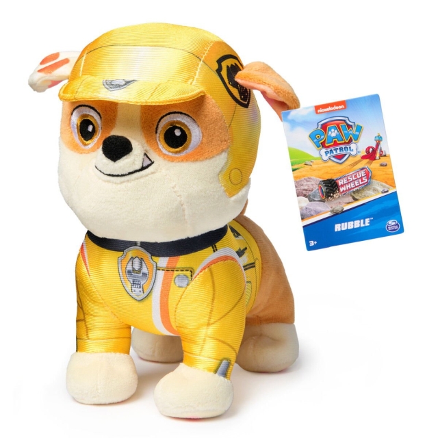 Paw Patrol Rescue Wheels - Basic Plush - Rubble (19 cm)