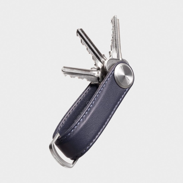 Orbitkey Key Organiser Pro læder - safir