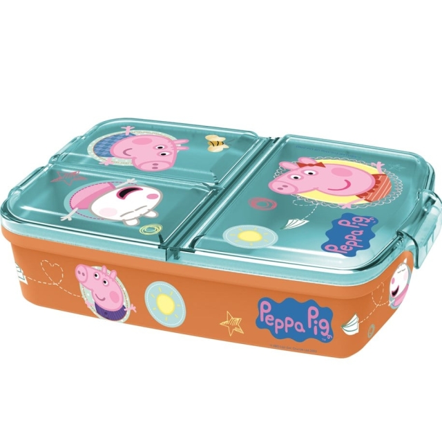 STOR Sandwichboks med flere rum - Peppa Pig (088808735-13920)