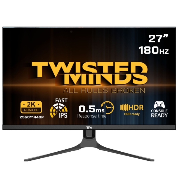 Twisted Minds Blaze Series Flat 27 QHD - 180HZ 0.5MS Fast IPS HDMI 2.1 Gaming Monitor