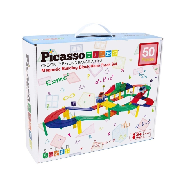 Picasso Tiles Sæt med racerbilbane (PTR50)