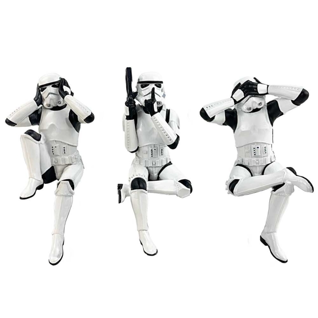 Nemesis Now Tre kloge stormtroopers (hyldesittere)