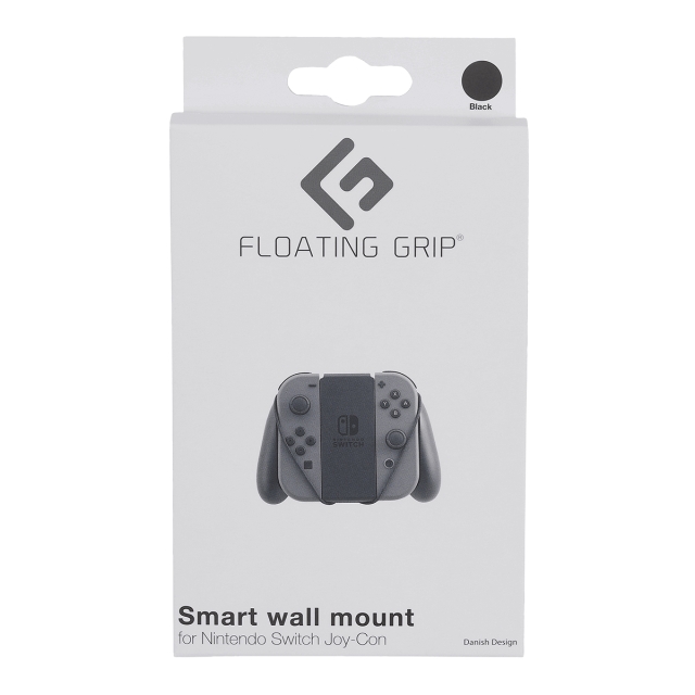 FLOATING GRIP Nintendo Switch Joy-Con vægbeslag sort/grå
