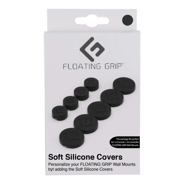 FLOATING GRIP Dæksler til vægmontering (sort)