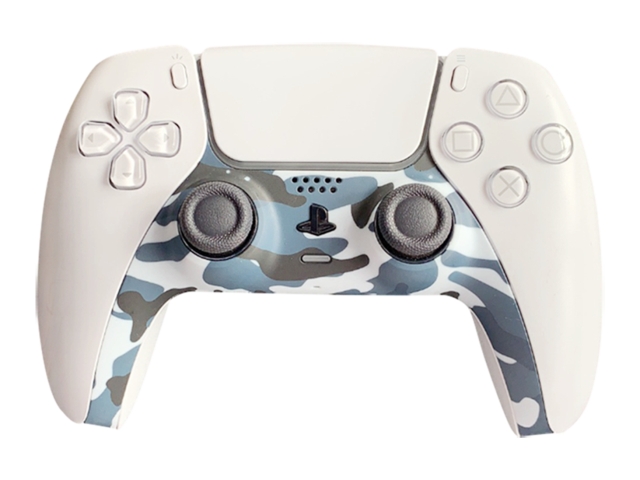 Piranha PS5 Controller Skins - Camo Blå