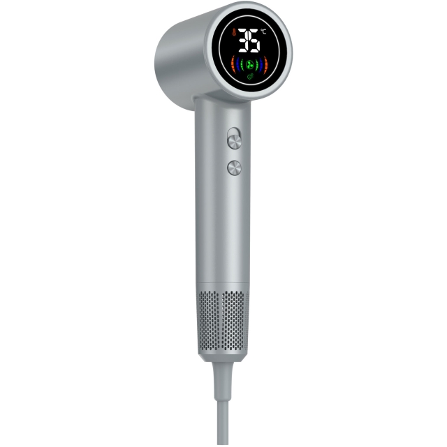 Denver Hairdryer with LED display Silver