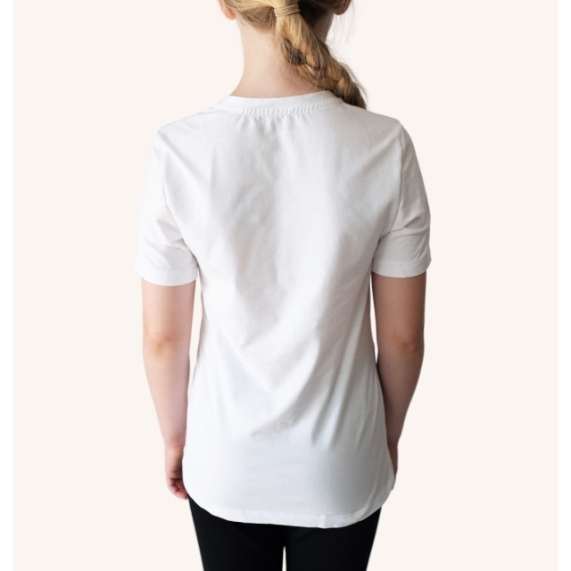 SWEDISH POSTURE T-shirt Børn Alignment Bomuld Hvid XXXS