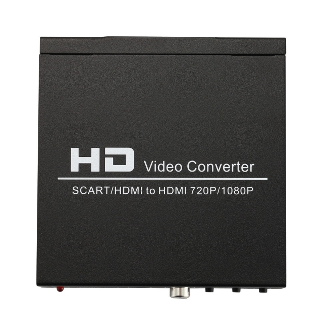 North SCART+HDMI til HDMI HD Konverter og Switch Sort