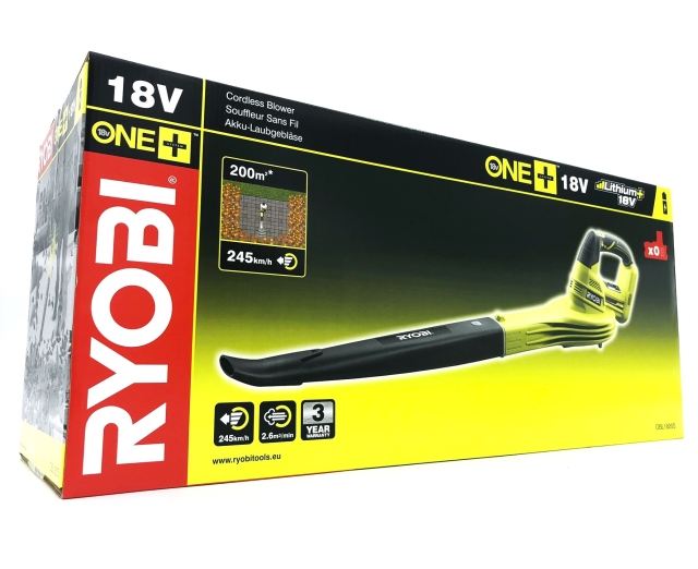 Ryobi One+ OBL1820S Bladblæser Elektrisk Intet batteri