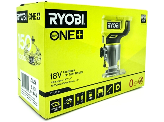 Ryobi RTR18-0 ONE+ 18V Overfræser Solo