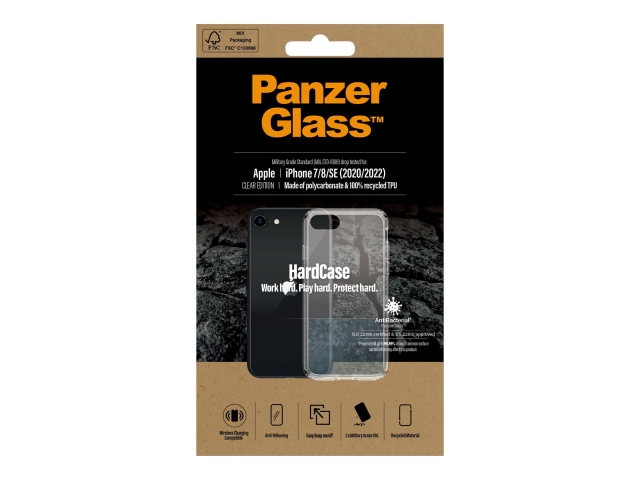 PanzerGlass HardCase Clear Edition Beskyttelsescover Klar Apple iPhone SE (2. generation), SE (3rd generation)