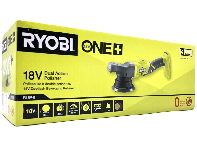 Ryobi One+ R18P-0 18V polermaskine Intet batteri