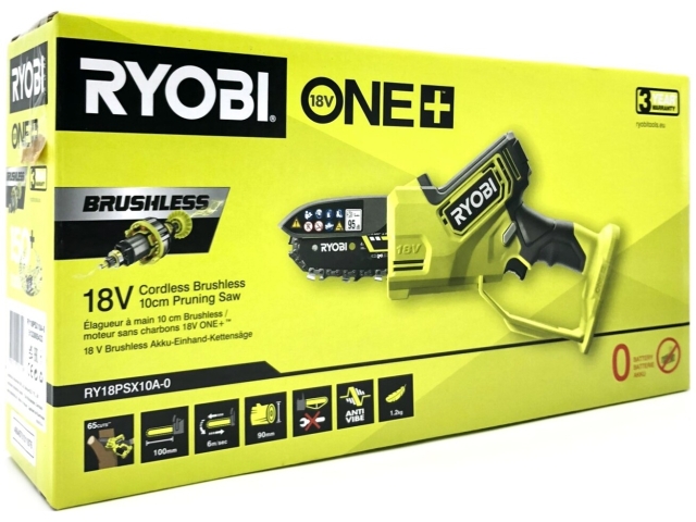 Ryobi ONE+ RY18PSX10A-0 18V Grensav 10cm Intet batteri