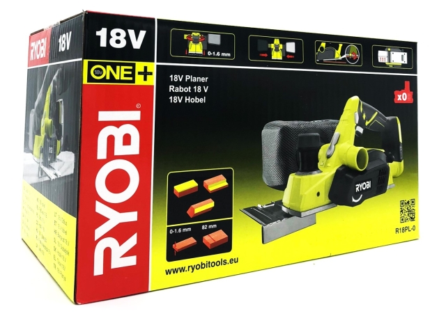 Ryobi R18PL-0 Høvl Intet batteri