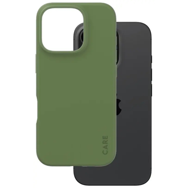 PanzerGlass CARE Fashionable Case til iPhone 16 Pro Grøn