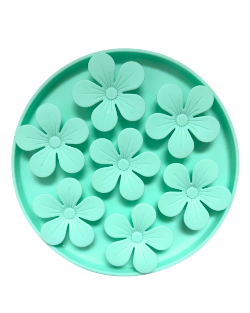 Confetti Dogs Slikkemåtte med blomster 20 x 20 x 2 cm - (PBL6898S)