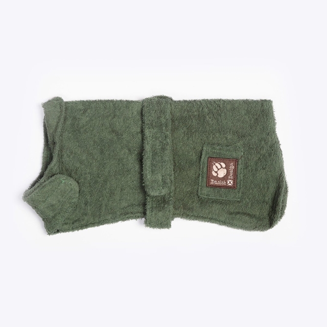 Danish design Hundebadekåbe grøn 50 cm - (D11250)