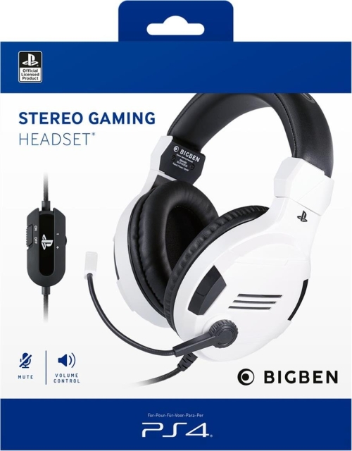 Bigben playstation 4 HW Bigben Stereo Gaming Headset v3 (Hvid)