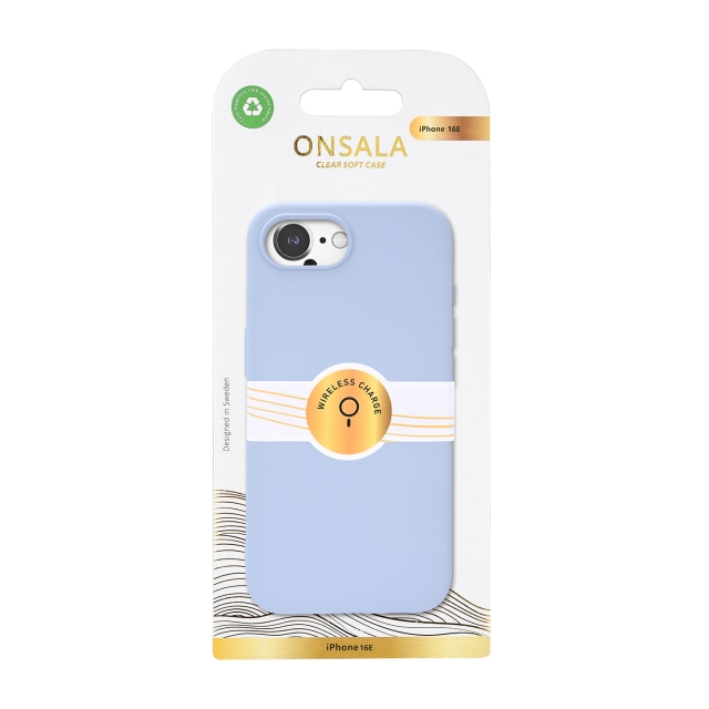 Onsala Mobilcover iPhone 16e Sil Touch MagSerie Summer Sky