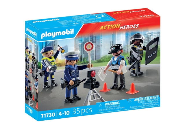 Playmobil Sæt med politifigurer (71730)