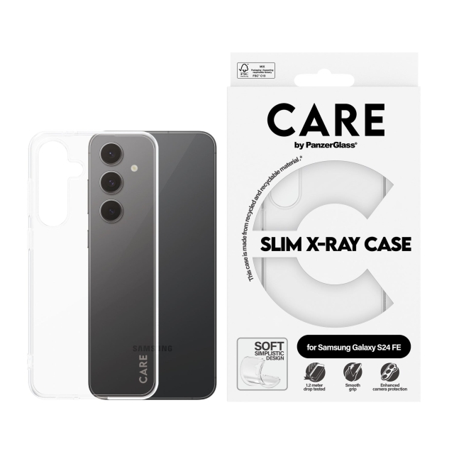 CARE by PanzerGlass Etui - gennemsigtigt - Samsung Galaxy S23 FE