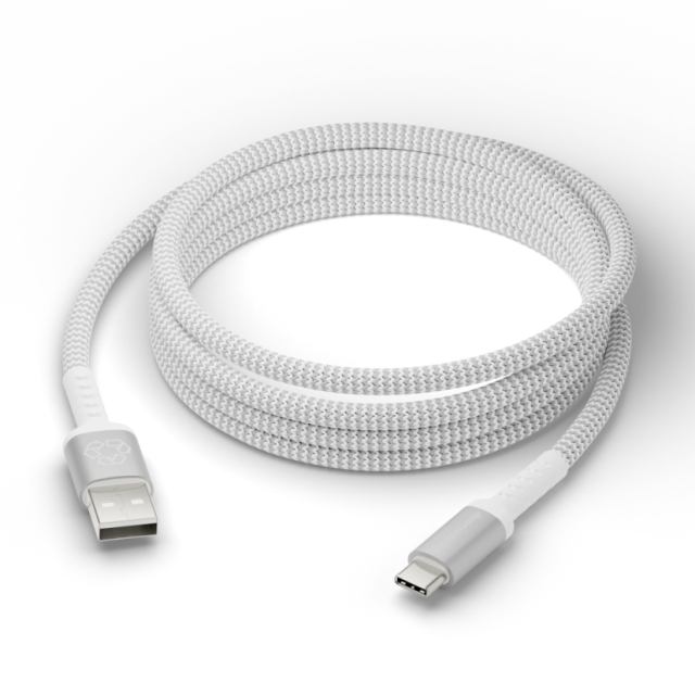 dbramante1928 Re-charge - BRD-kabel - USB-A til USB-C, 2,5 m - Hvid