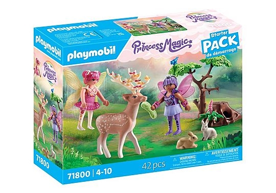 Playmobil Feer med skovens dyr (71800)