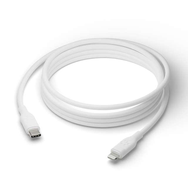 dbramante1928 Re-charge - Kabel - USB-C til Lightning, 2,5 m - Hvid