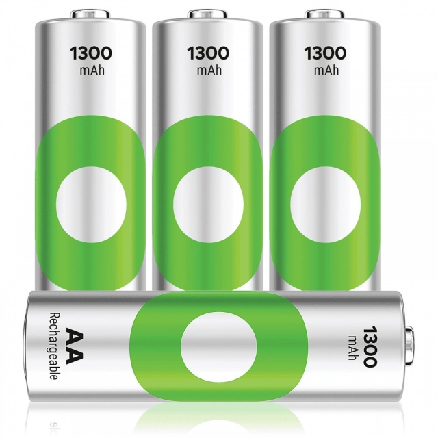 GP ReCyko NiMH 130AAHCE genopladelige batterier, 4-pak