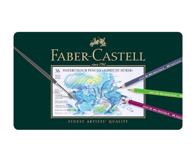 Faber-Castell Albrecht Dürer akvarelblyanter - Dåse med 36 stk (117536)