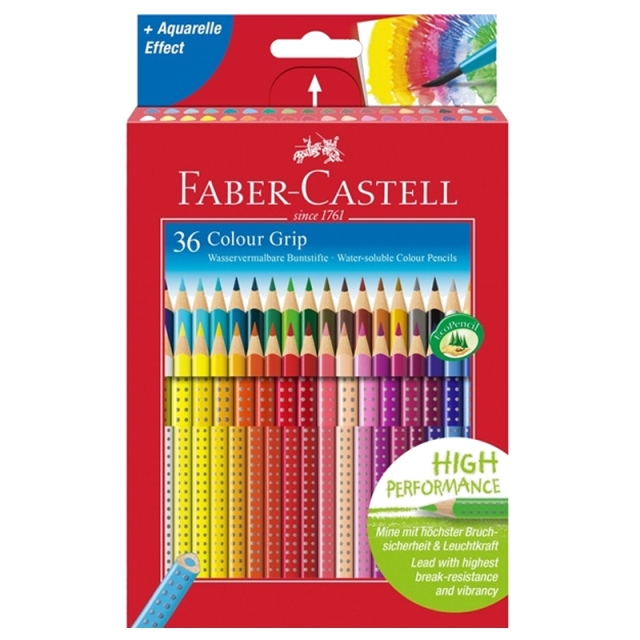 Faber-Castell Farveblyanter - papæske - 36 stk (112442)