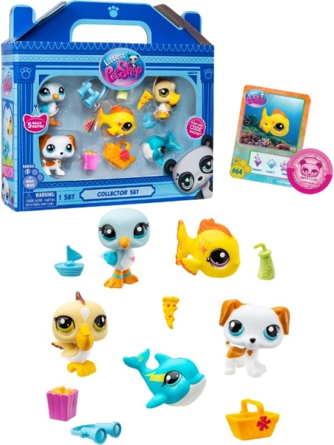Littlest Pet Shop BEACH BESTIES COLLECTORS 5 PK (00517)