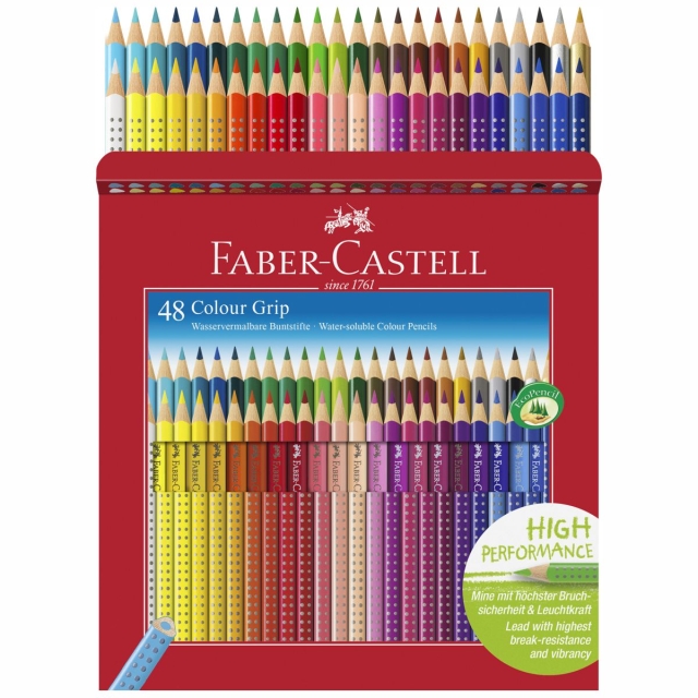 Faber-Castell Farveblyanter - papæske - 48 stk (112449)