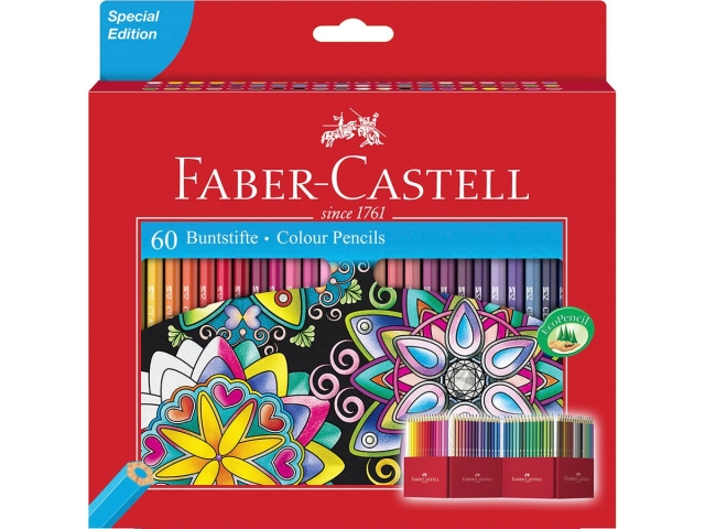 Faber-Castell Castle box Farveblyant med 60 stk