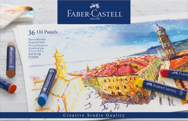 Faber-Castell Oliepastelkridt STUDIO QUALITY æske med 36 stk (127036)