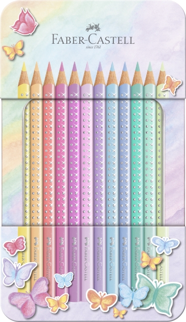 Faber-Castell Pencil Sparkle tin (12 stk) (201910)