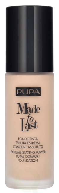 Pupa Milano Pupa Made To Last Total Comfort Foundation SPF10 30 ml #010 Porcelain