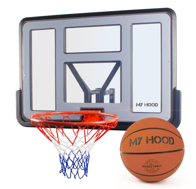 My Hood Pro Basketball Hoop Set med basketball (304013)