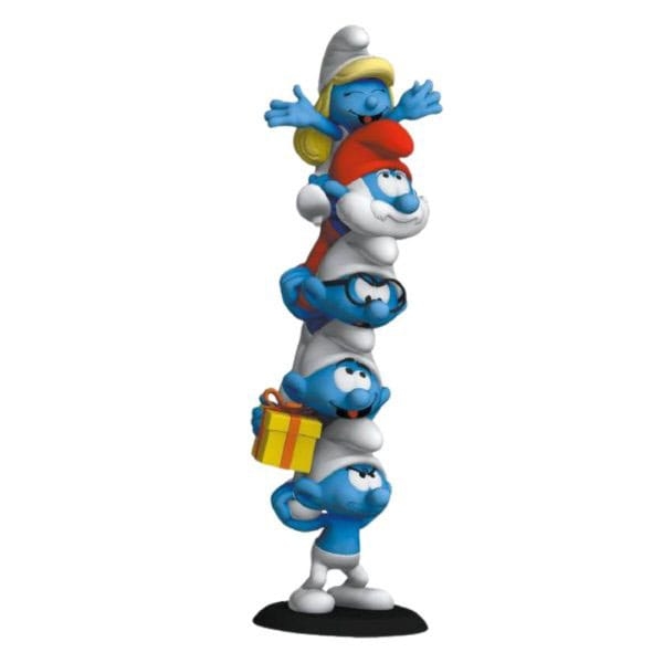 Plastoy The Smurfs Resin Statue Smurfs Column Polychrome Edition 50 cm