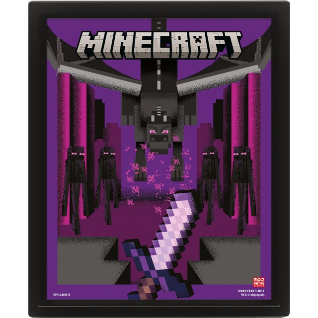 Pyramid International MINECRAFT (ENDER DRAGON DUEL) LINSEFORMET PLAKAT